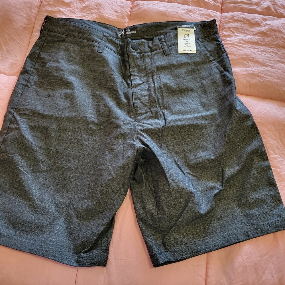 Hurley shorts, men 36, grey/black
